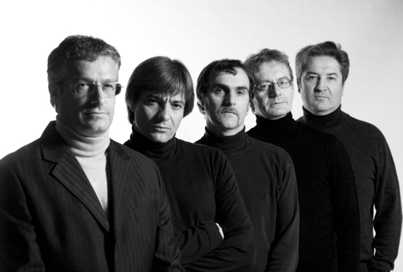 Sea Monkeys, gruppo musicale, fotografia pubblicitaria, bianco e nero